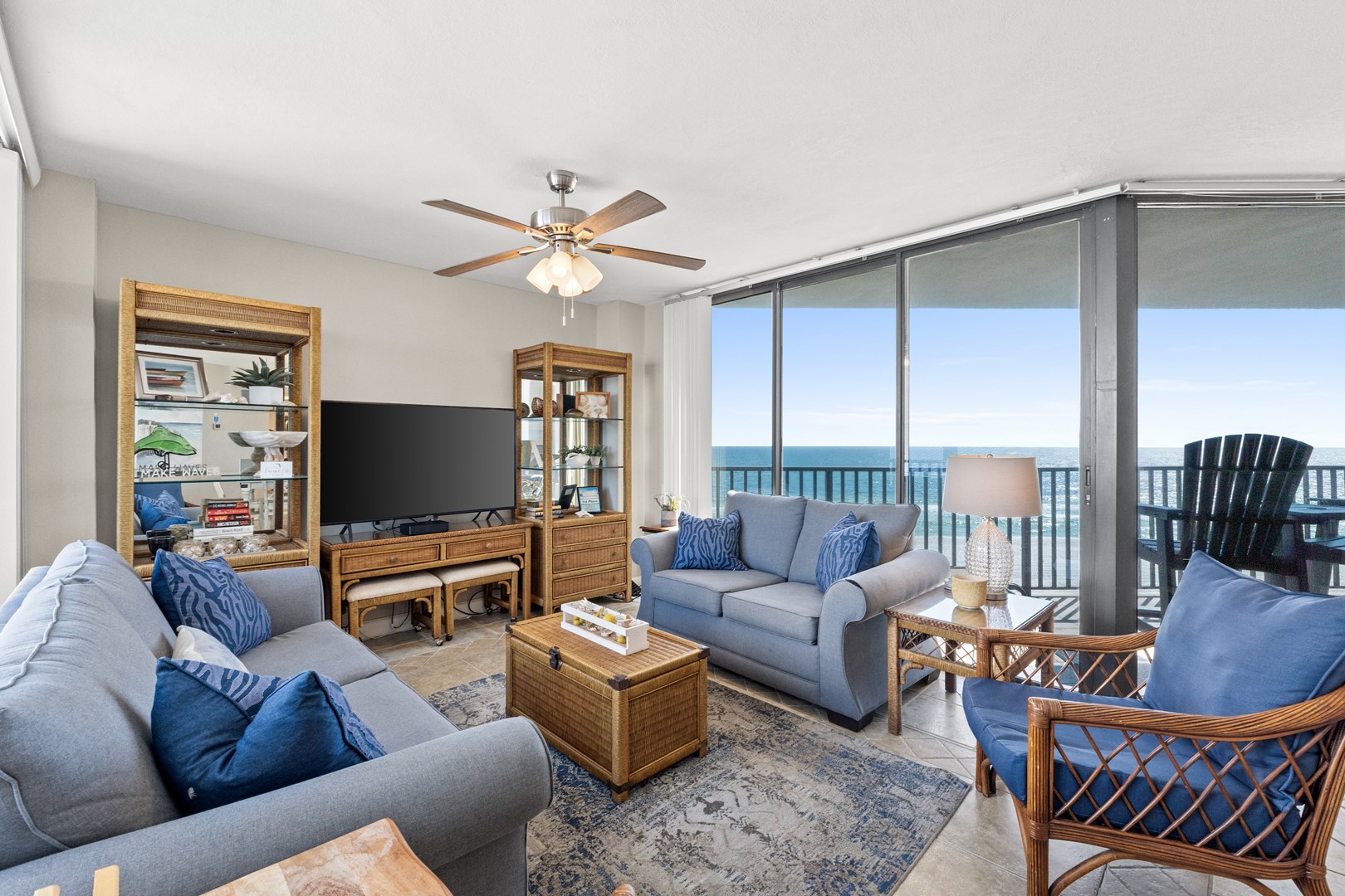 Living Area with Balcony