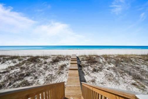 Boardwalk leading to the beach