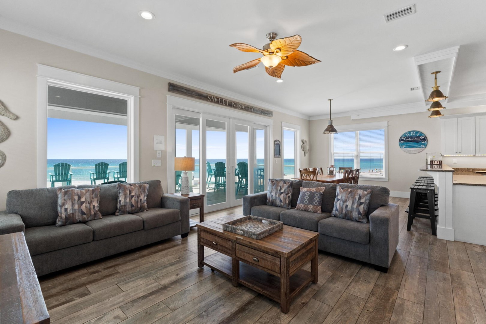 Living Area with Balcony